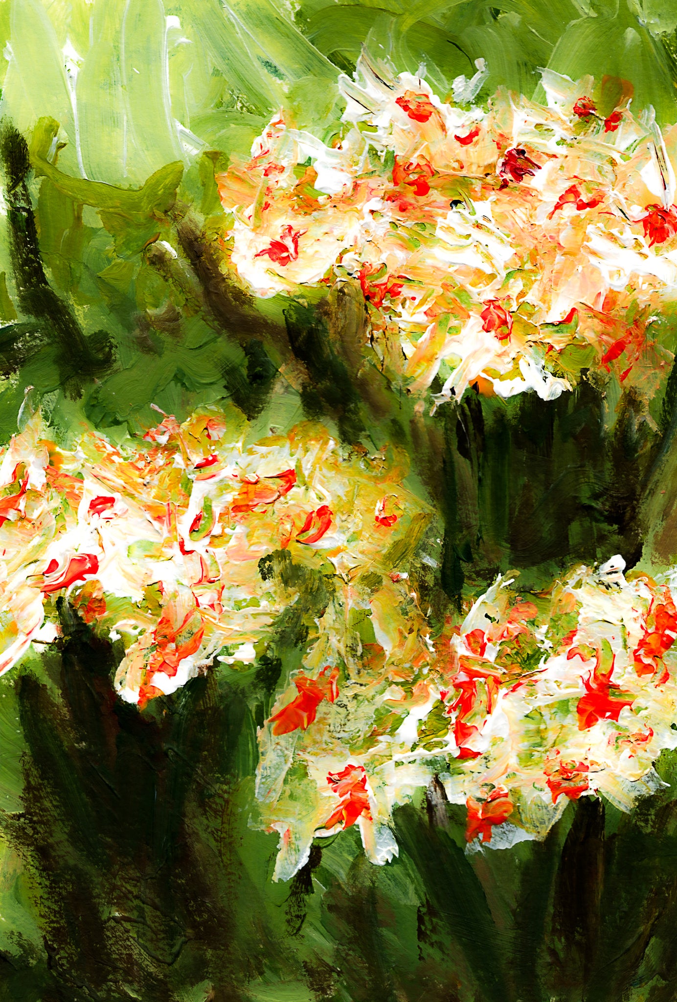 Abstract daffodils